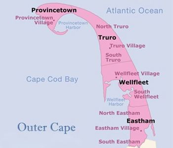 Outer Cape, Provincetown, Truro, Wellfleet, Eastham