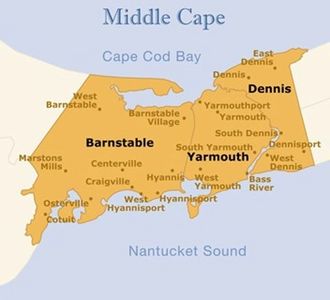 Middle Cape, Barnstable, Yarmouth, Dennis
