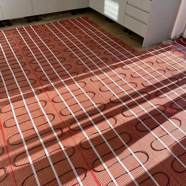 Safe electrical floor heating installation by DT Electrical Contractors in Hayle, West Cornwall