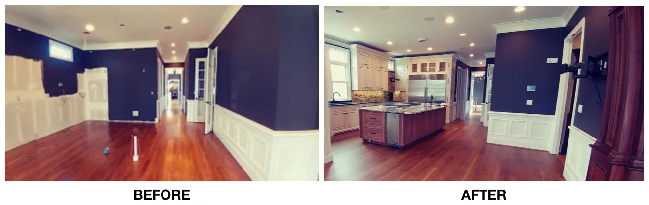 We re-designed this kitchen for a client in Lake Norman, NC