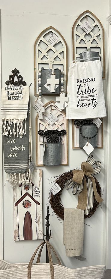 Items that are available and for sell at Vine and Branches Store in Archdale, NC