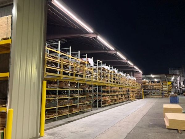 Large-scale warehouse and exterior lighting design-build