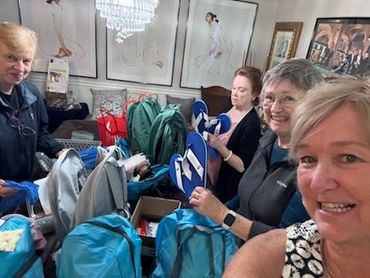 SICenCal members packing dream bags