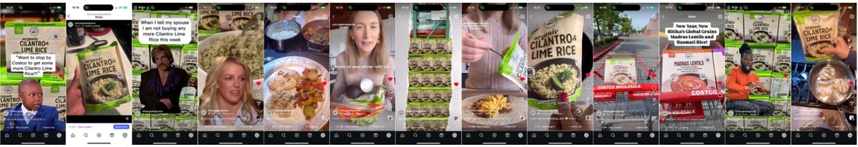 Instagram and Tik Tok partners and friends.
