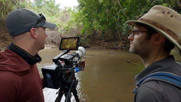 Rhett and Matej behind the scenes