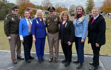 Members of the MSSDAR State Board of Management with speakers for the event.
