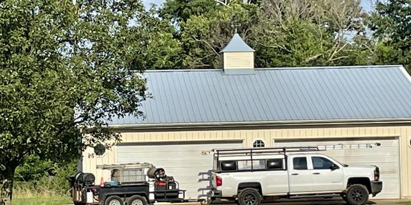 Power washing using our commercial pressure washer