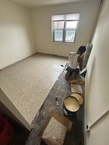 Tile installation