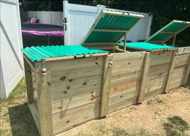 The Nest 4-bin composting system