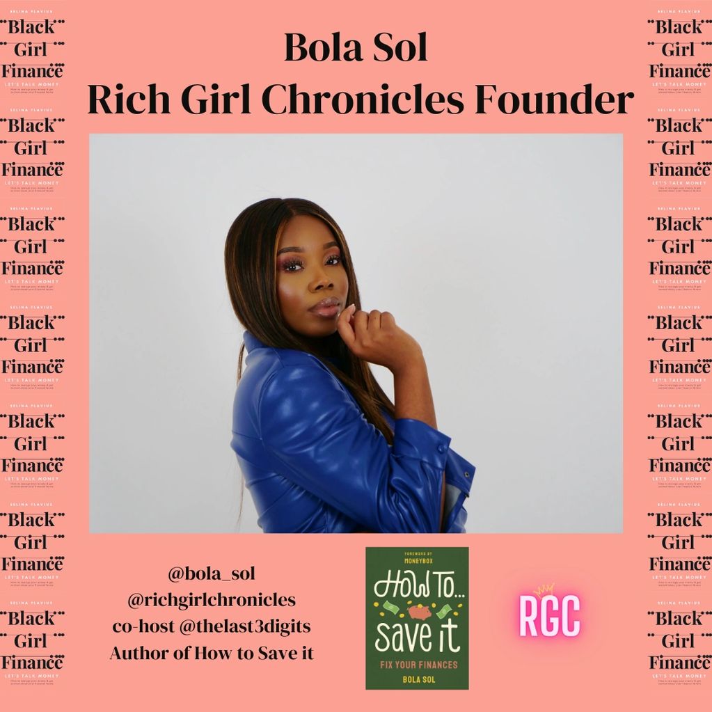 Picture of Bola Sol, Rich Girl Chronicles founder and Author of How to Save It
