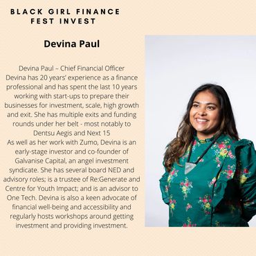 Picture of Devina Paul founder of Galvanise capital