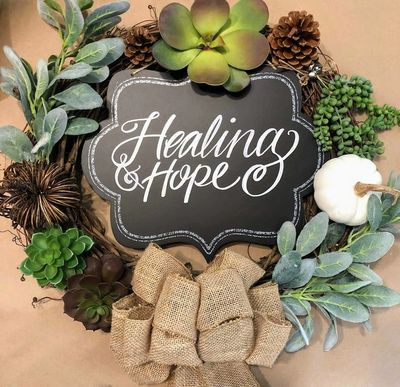 Healing & Hope Wreath | Lisa Medina Counseling