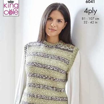 King Cole Yarn pattern 6041