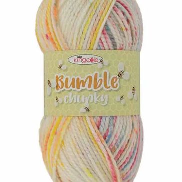 A pull skein of Bumble Chunky from King Cole Yarn.