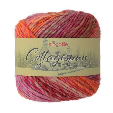 A Cake of Cottagespun Chunky Yarn from King Cole.