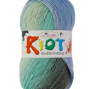 A pull skein of Riot DK from King Cole Yarn.
