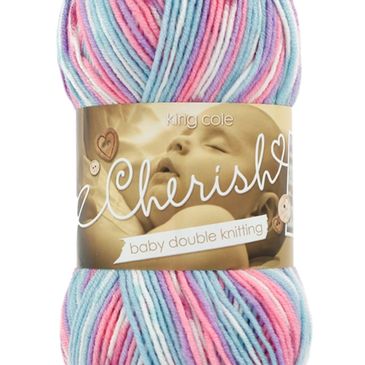 A pull skein of Cherish DK from King Cole Yarn.
