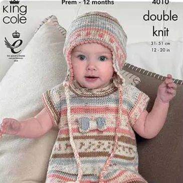 King Cole Yarn Pattern 4010