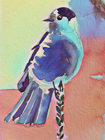 Bird art painting