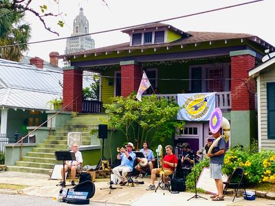 A street band in Baton Rouge