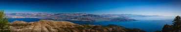 Greece mainland and Albania from Corfu
