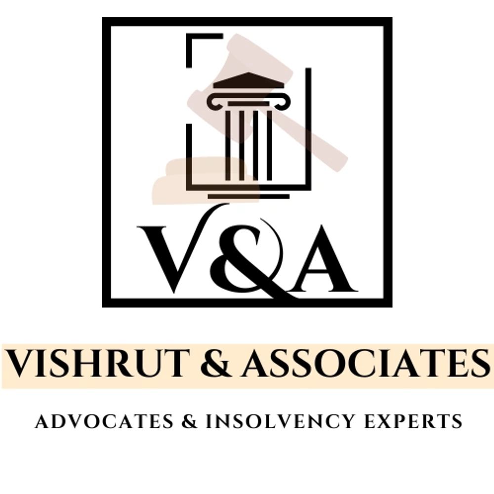 Logo of Vishrut & Associates, advocates and insolvency experts.