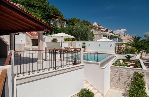 Exterior pool area