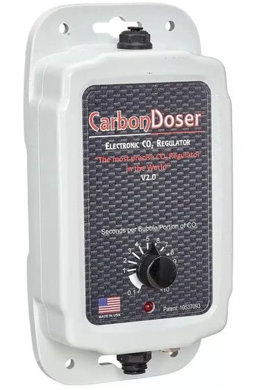 CarbonDoser electronic CO2 dosing controller. 4 bubbles per second to 1 bubble per 10 seconds.