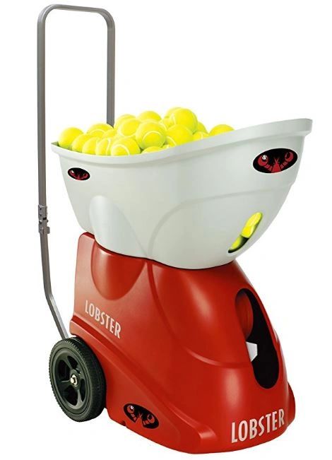 Bayside Tennis Club ball machine available for member use.
