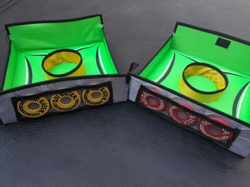 Ring Toss carnival game for bounce house party rental. School, churches, 
 or neighborhood fun!