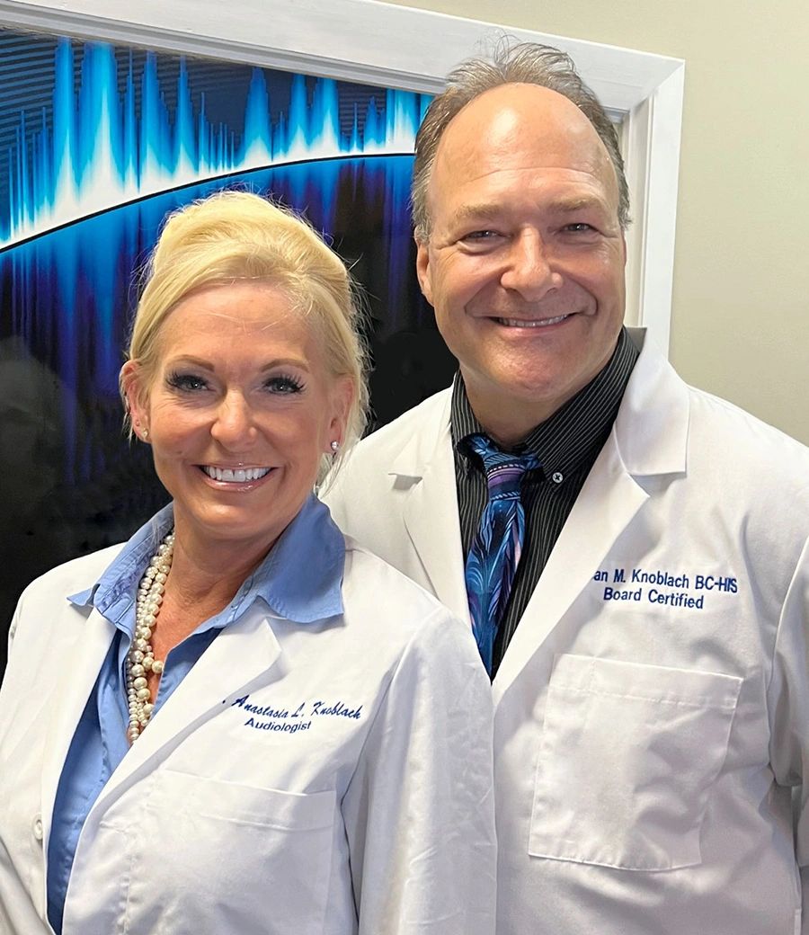 Anastasia L. Knoblach AuD and Dean M. Knoblach BC-HIS of Knoblach Hearing Care