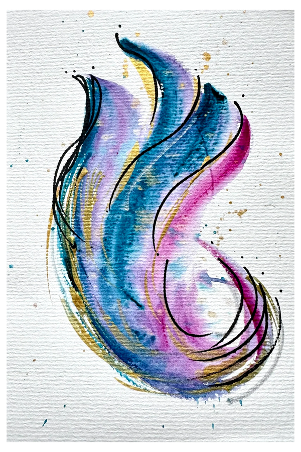 a drop of color