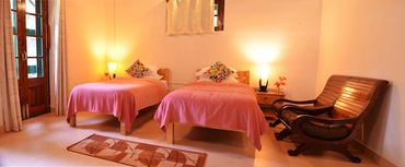 Butterfly room at Fredy's Bungalow Bhimtaal