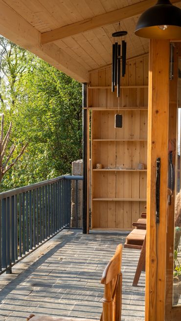 Balcony at Sukoon Baag