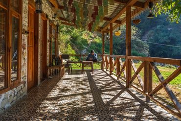Sunny Patio at Zannat Riverside