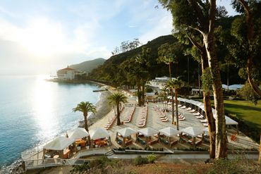 Descanso Beach Club on Catalina Island.