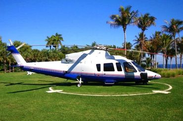 Helicopter transport available from Catalina Island to Long Beach, CA.
