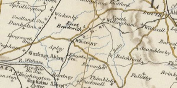 OS Map of East & West Barkwith