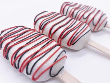 Drizzled cakesickles, CayPops.com