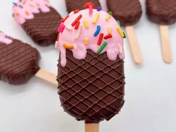 Ice cream cakesicles, CayPops.com
