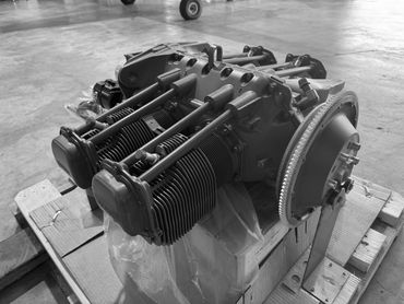 Lycoming 0-235 Aircraft engine freshly overhauled ready to be installed in a Piper Tomahawk in Austi