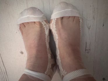 Mesh socks fetish