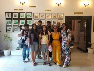 Happy faces of hotel guests