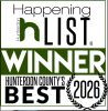 Best antique store in Hunterdon County winner badge for Darberry's Antiques, Lambertville 2026