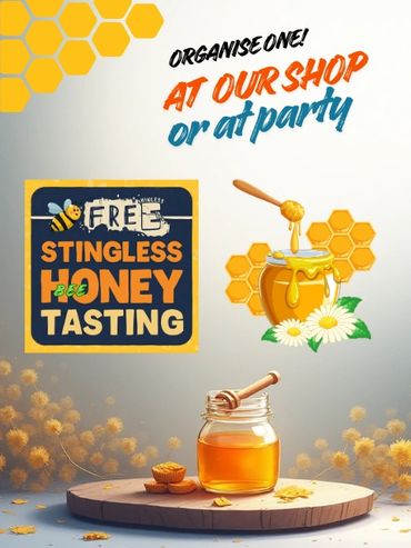 Pure Stingless bee honey tasting = 13Honey
