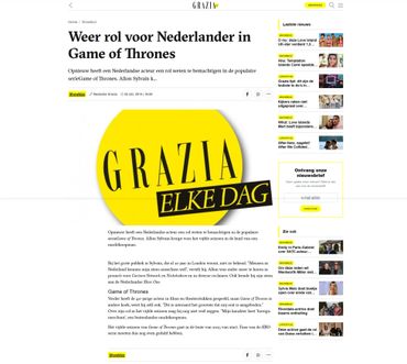 Allon Sylvain is a Dutch actor and voice talent based in london UK. Actor in Game of Thrones, Grazia