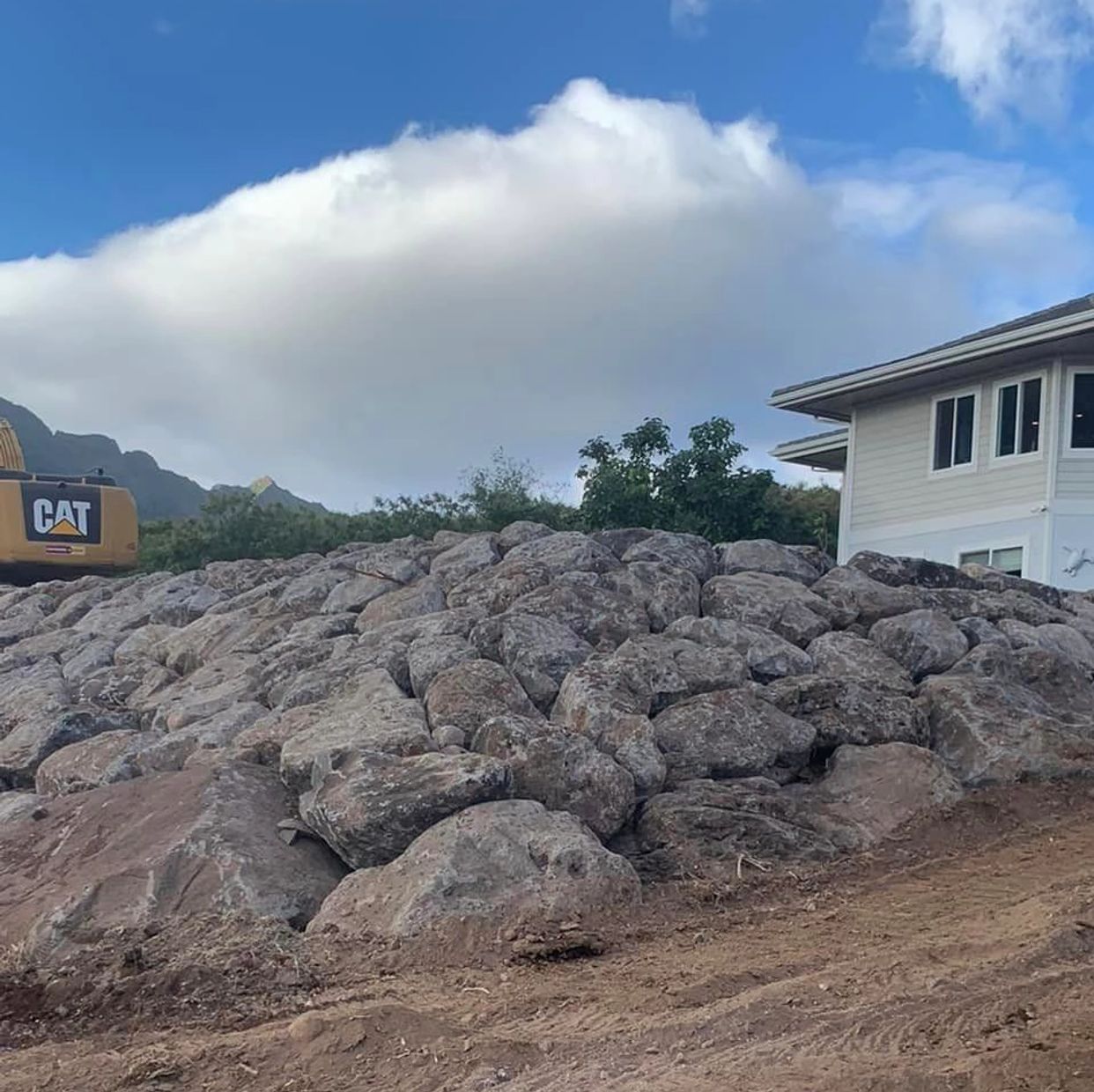 Makaha Natural Retaining Wall