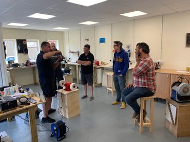 Our senior sharpening trainer explains what to do and then it’s your turn