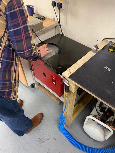 Clipper Blade Sharpening on the Big Red Clipper Hone