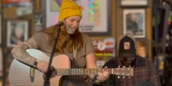 Ariel Casey Acoustic had the joy of being able to perform original songs at the Frank Brown Internat